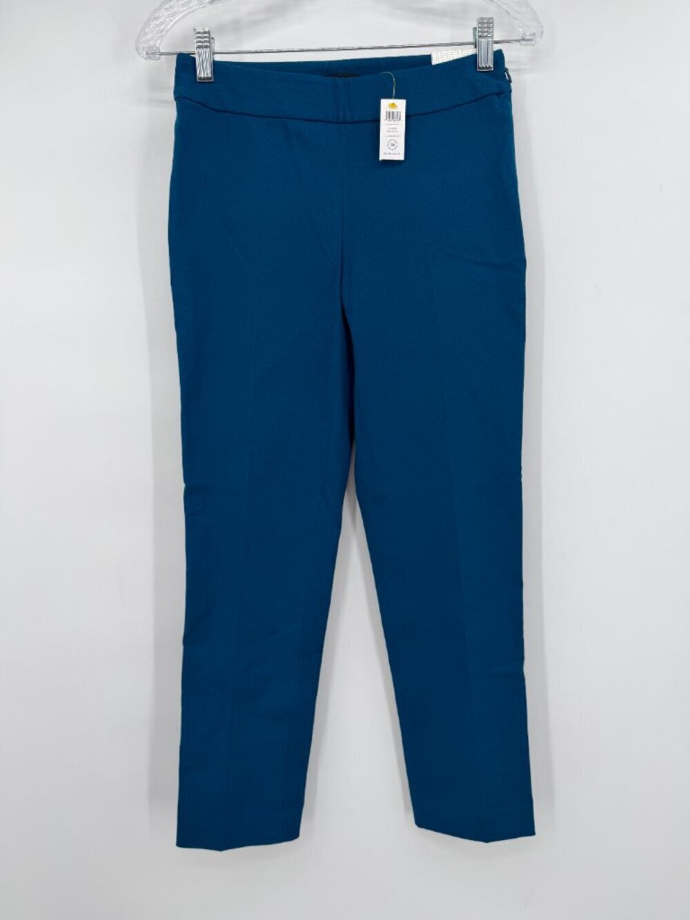 Kate Spade Saturday The Pipeline Pant Peacock Blue Ankle Pants Size 00 NWT